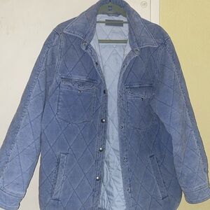 Women’s Blue Quilted corduroy Jacket I